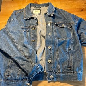 Forever 21 oversized denim jacket